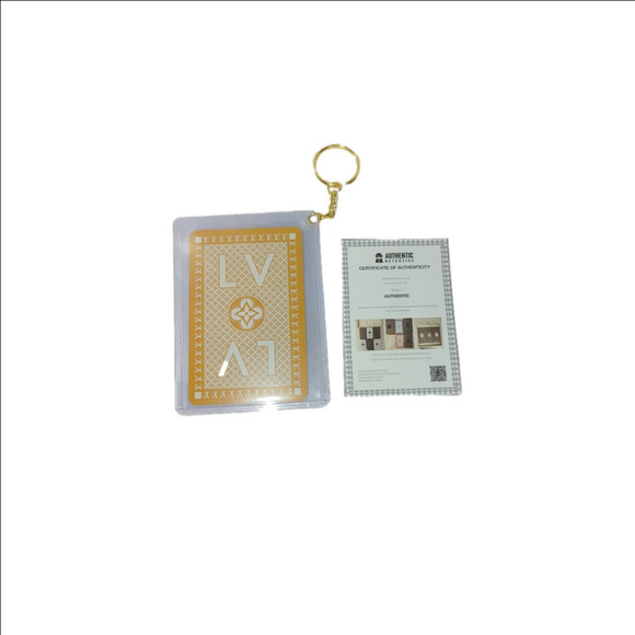 Louis Vuitton Authentic Playing Card on Keychain FIVE of Diamonds w. COA - Picture 1 of 7